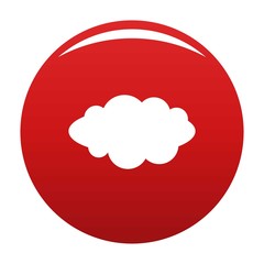 Poster - Rain icon. Simple illustration of rain vector icon for any design red