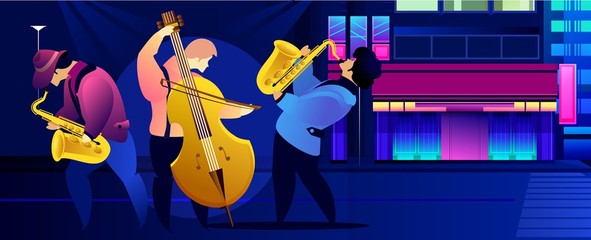 Wall Mural - jazz and blues