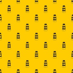 Poster - Two plastic bottles pattern seamless vector repeat geometric yellow for any design