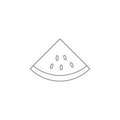 Aufkleber - Piece of watermelon icon. Element of resturant for mobile concept and web apps icon. Outline, thin line icon for website design and development, app development