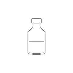 Aufkleber - A can of liquid icon. Element of resturant for mobile concept and web apps icon. Outline, thin line icon for website design and development, app development