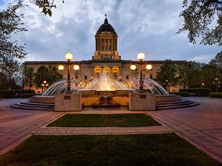 Legislative building Winnipeg, Canada.