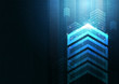 © prat - neon arrow speed and technology data load