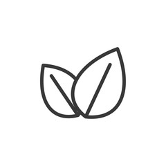 Fototapete - Leaf Nature icon template black color editable. Leaf Nature symbol vector sign isolated on white background. Simple logo vector illustration for graphic and web design.