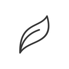 Aufkleber - Leaf Nature icon template black color editable. Leaf Nature symbol vector sign isolated on white background. Simple logo vector illustration for graphic and web design.