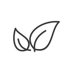 Aufkleber - Leaf Nature icon template black color editable. Leaf Nature symbol vector sign isolated on white background. Simple logo vector illustration for graphic and web design.