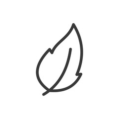 Aufkleber - Leaf Nature icon template black color editable. Leaf Nature symbol vector sign isolated on white background. Simple logo vector illustration for graphic and web design.