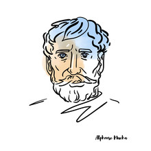 Alphonse Mucha Portrait