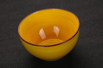 Empty ceramic bowl