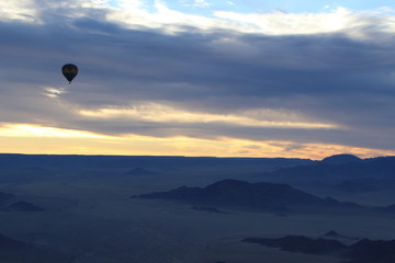 Poster - Namibie Montgolfière