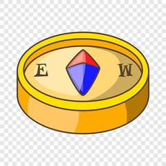 Poster - Compass icon. Cartoon illustration of compass vector icon for web