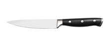 Kitchen Utensils Isolated On White Background. Cutting Sharp Knife