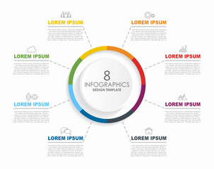 Infographic design template with place for your data. Vector illustration.