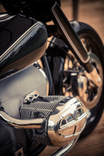 Vintage Motorcycle Boxer Engine