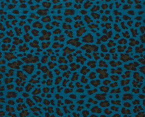 Wall Mural - Cotton fabric with animal print. Animal pattern background or texture. Texture leopard.