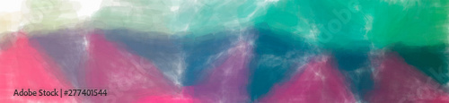 Abstract illustration of blue, red and brown Watercolor with low coverage bac...