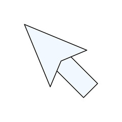 Wall Mural - cursor vector icon