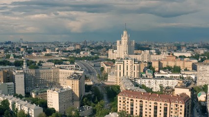 Wall Mural - Moscow city skyline