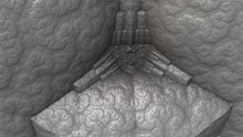 Gray Fractal Morphing Pattern That Is Similar To The Brain