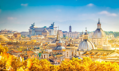 Wall Mural - skyline of rome, italy