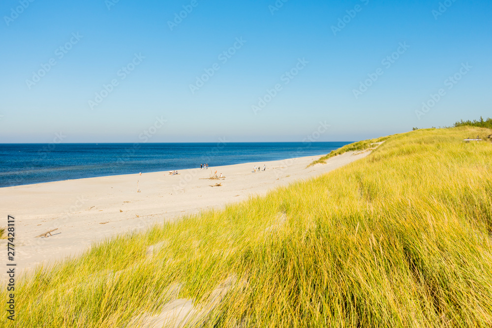 Czołpino wydma wydmy morze bałtyckie bałtyk piasek plaża - obrazy, fototapety, plakaty 