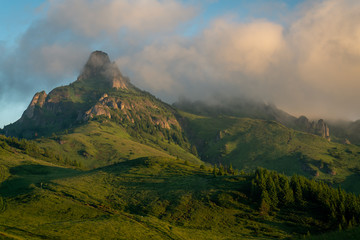 Ciucas massif at sunrise