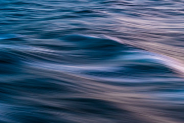 gentle soothing silky flowing natural ocean water movement. abstract background motion blur. serene 