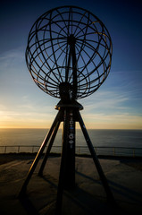 Wall Mural - landscape view in north cape, nordkapp norway