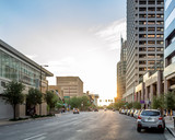 Fototapeta Mapy - Downtown Phoenix at Sunset