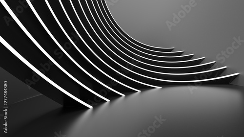 Abstract Architecture Background. Minimal Graphic Design