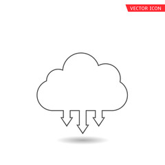 Poster - Cloud icon set