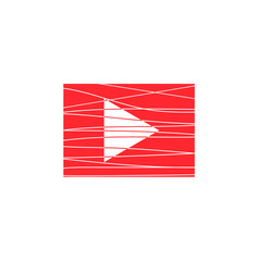Aufkleber - Play vector icon