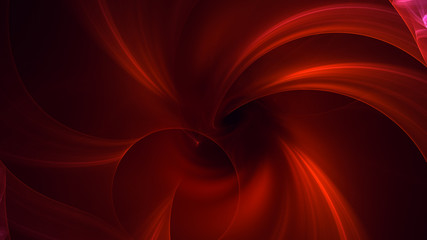 3d rendering abstract red fractal light background