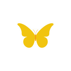 Wall Mural - butterfly. butterfly vector icon. butterfly isolated in flat design