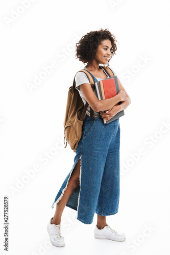 woman wearing backpack