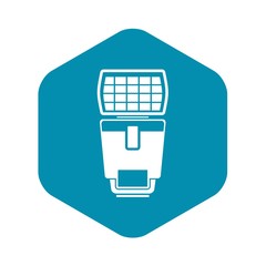 Poster - Lighting flash for camera icon. Simple illustration of lighting flash for camera vector icon for web