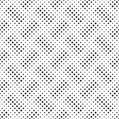 Poster - Seamless circle pattern background design - abstract monochrome vector illustration from circles