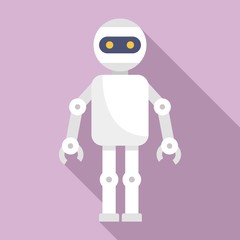 Poster - machine humanoid icon. flat illustration of machine humanoid vector icon for web design