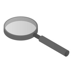 Poster - Magnify glass icon. Isometric of magnify glass vector icon for web design isolated on white background