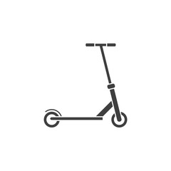 Poster - scooter icon template black color editable. Microphone symbol vector sign isolated on white background. Simple logo vector illustration for graphic and web design.