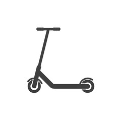 Poster - scooter icon template black color editable. Microphone symbol vector sign isolated on white background. Simple logo vector illustration for graphic and web design.