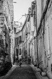 Fototapeta  - Narrow Street in Old Spanish Town