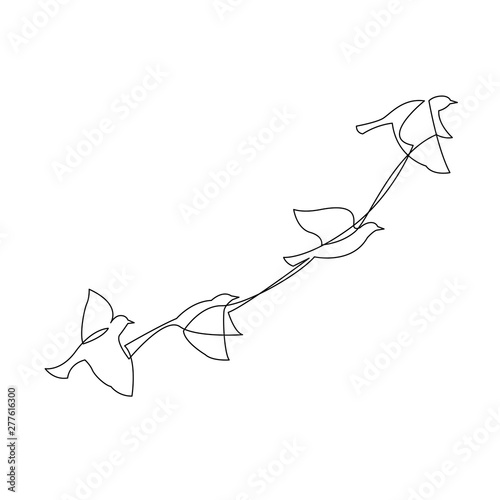 Continuous Line Drawing Of Flock Of Birds Flying Together As Family Buy This Stock Vector And Explore Similar Vectors At Adobe Stock Adobe Stock,Types Of Hamsters