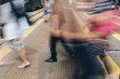 © joeycheung - Pedestrian crossing at Busy City, Hong Kong