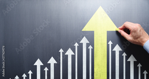 Cuadros en Lienzo Business leadership and development concept