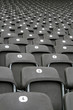 Sitzreihen in Stadion
