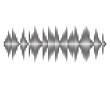 © dar - Audio technology, music sound waves vector icon