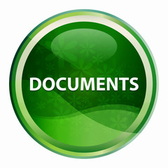 Canvas Print - Documents Natural Green Round Button