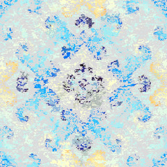 Aufkleber - Vector image with imitation of grunge datamoshing texture.