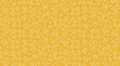 Bubbles vector seamless pattern with flat line icons. Yellow white color beer texture. Fizzy water background, abstract soda wallpaper